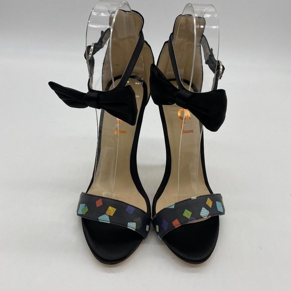 FSJ Open Toe Pumps D'Orsay High Heels Bow Sandals - Picture 1 of 10